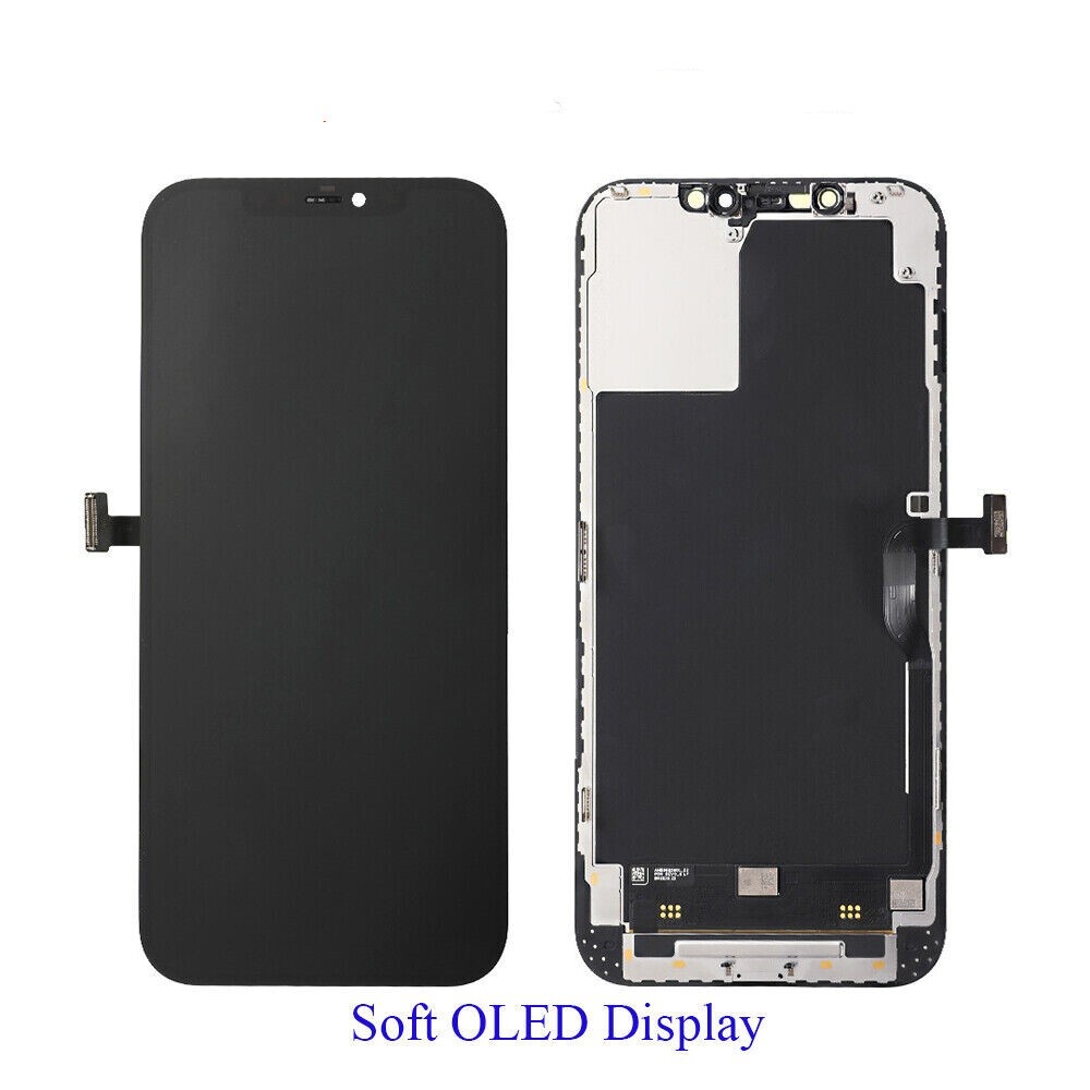 For iPhone 12 Pro Max Soft OLED Display LCD Screen Touch Digitizer Replacement