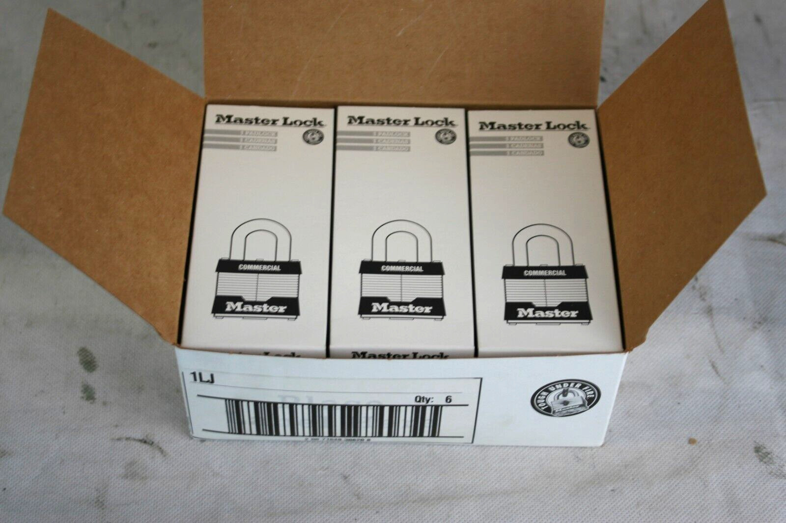 NEW Set of 6 Master Lock 1LJ Padlocks