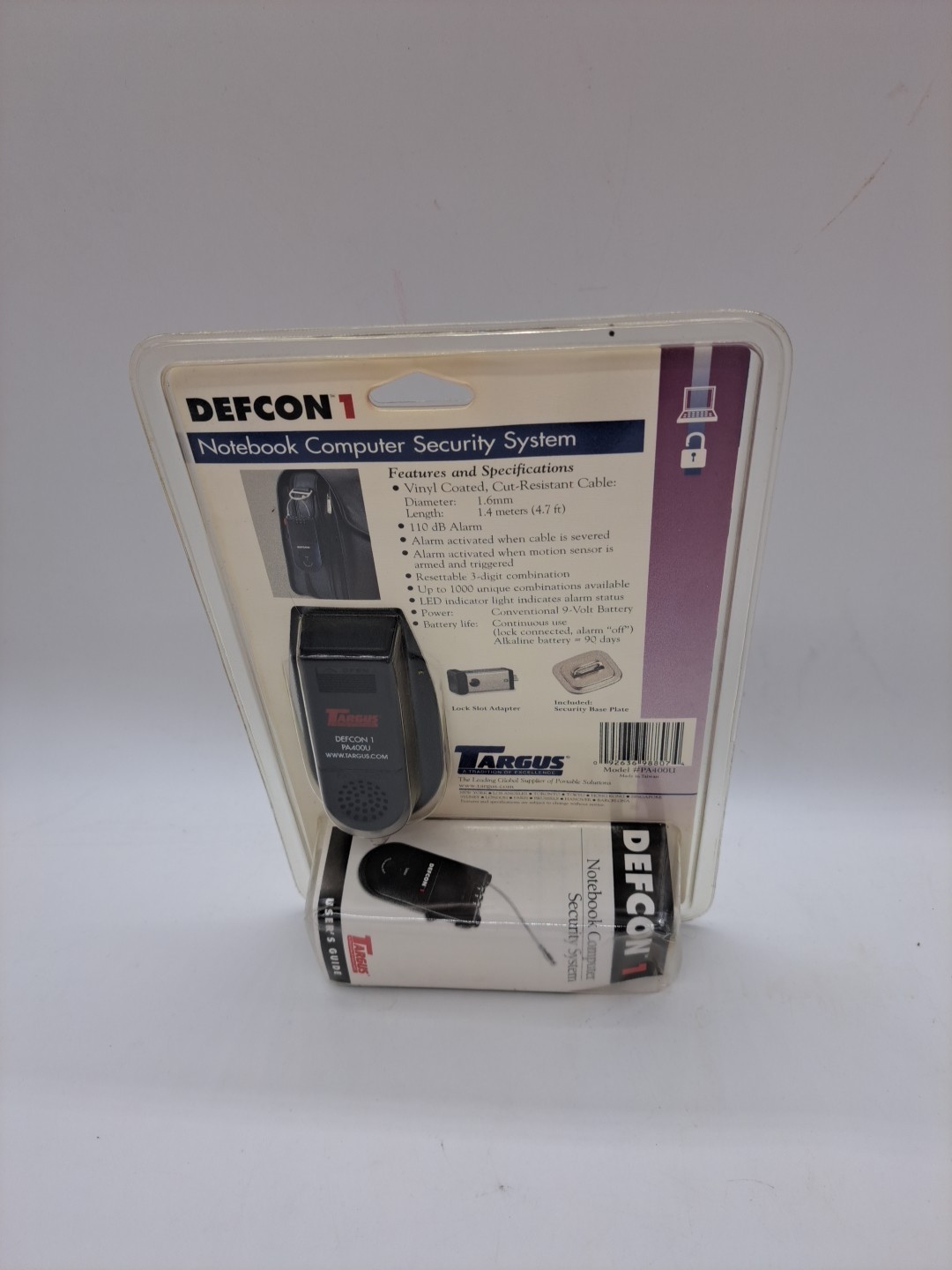 Targus DEFCON 1 Notebook Computer Security System Lock Part #PA400U NEW SEALED