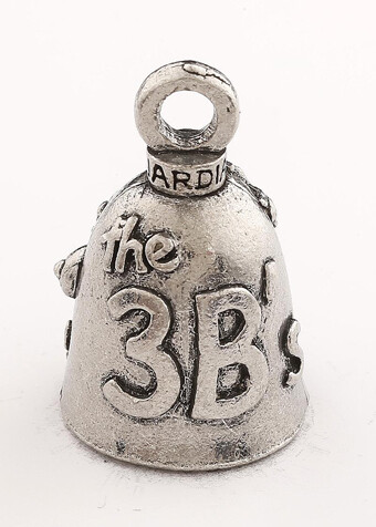 3 B’s (Boobs Bikes & Beer GUARDIAN BELL w/ 2 Legend Cards Good Luck & Motorcycle