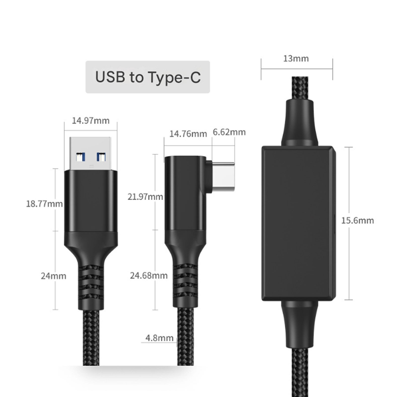 Oculus Link Cable with Charging [16ft] for Meta Quest 3 Quest 2/Pro, Pico 4