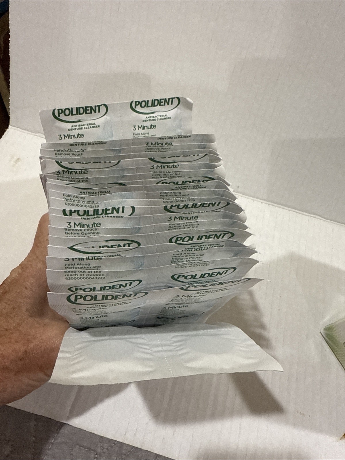 Polident 3 Minute Denture Cleanser Tablets - 120 Count