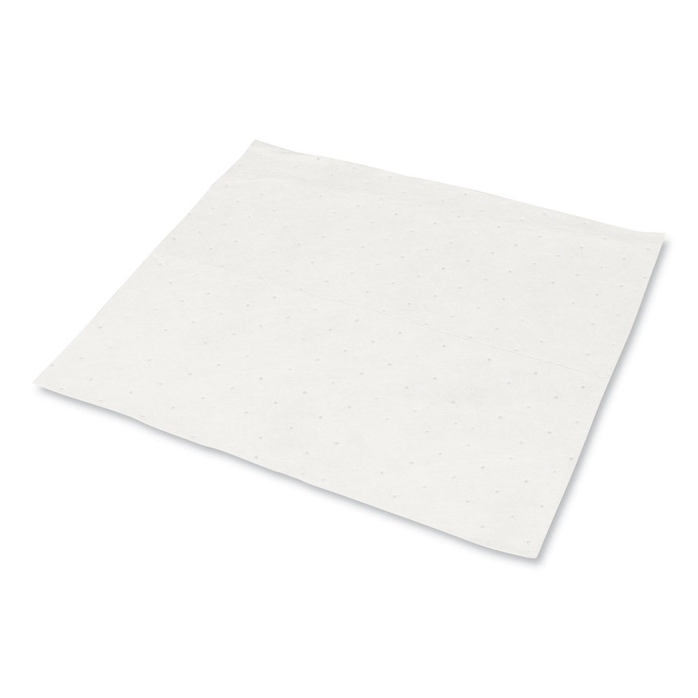 HOSPECO OSMABCPW 15" x 18" 0.17-Gal Oil Only Sorbent Pad - White (100/CT) New