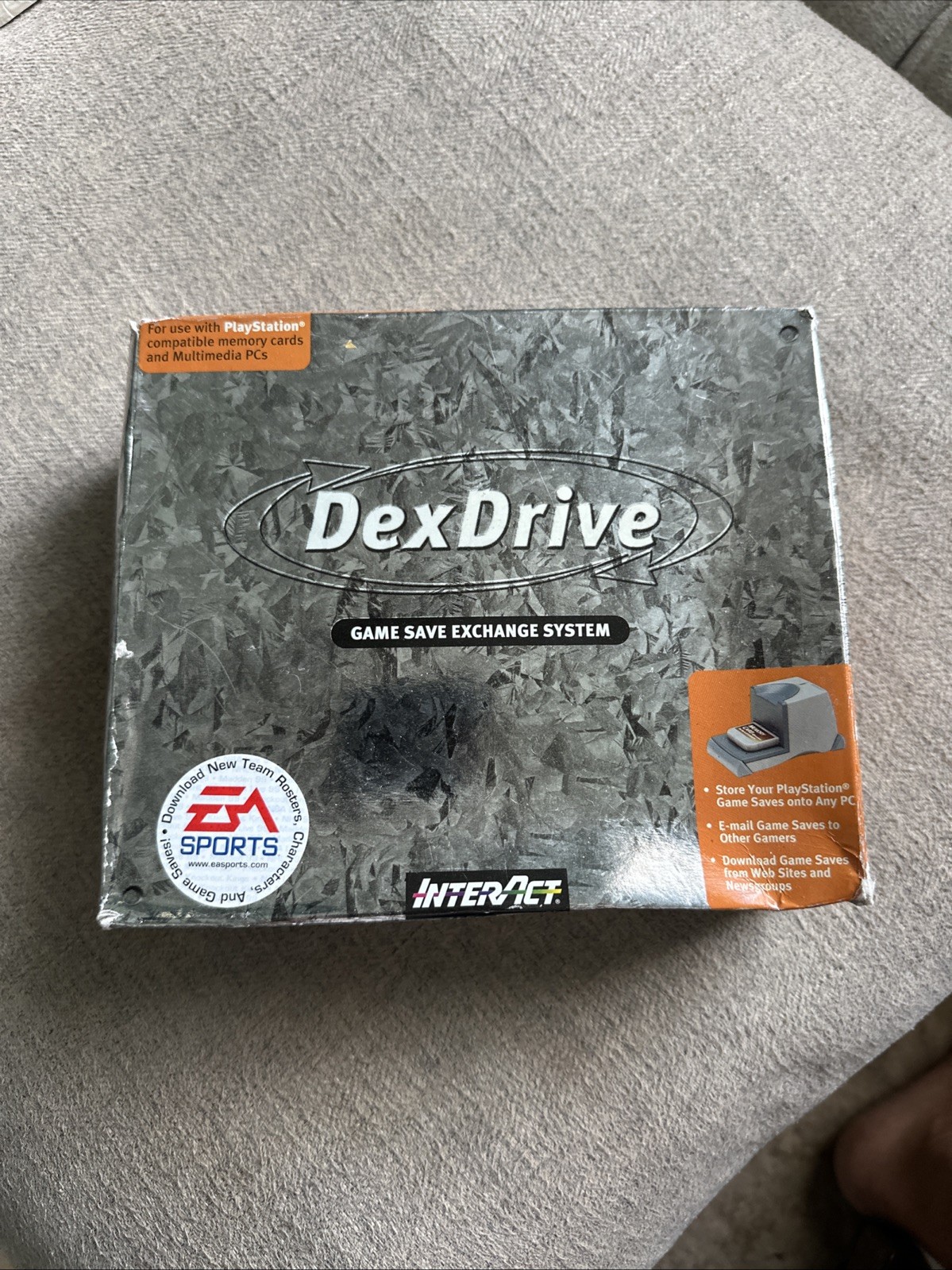 Vintage InterAct DexDrive Game Save Exchange System for PlayStation 1 NIB
