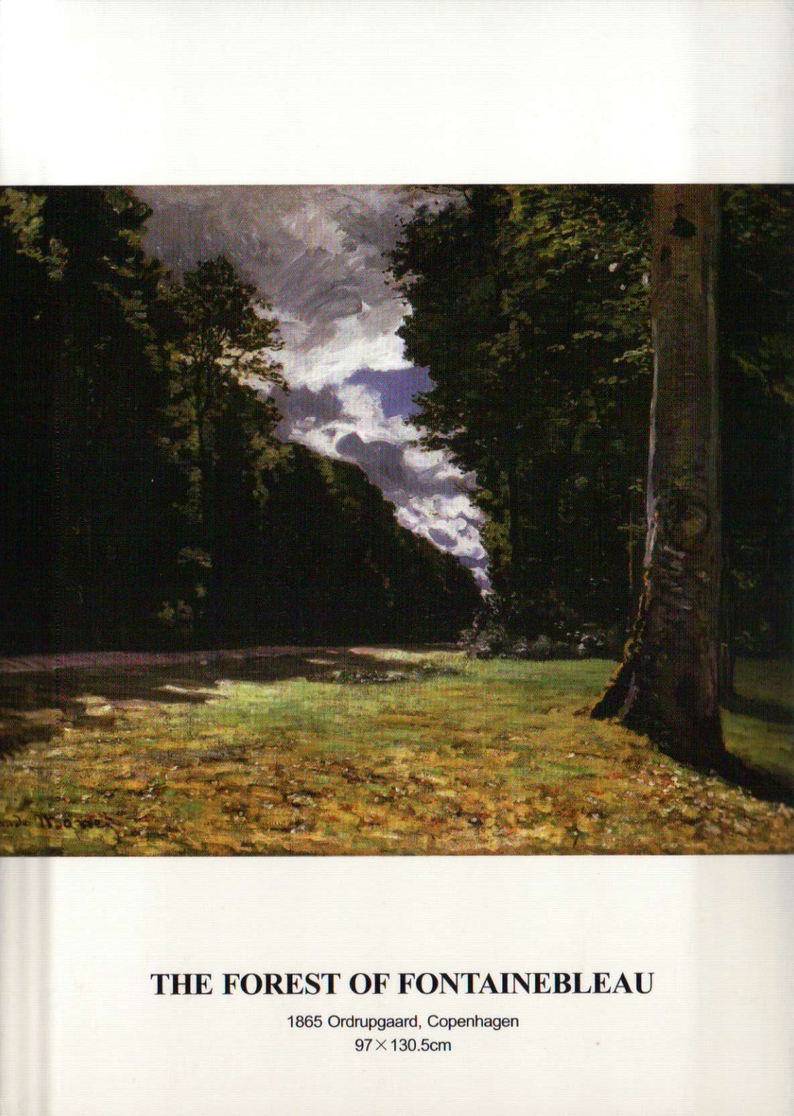 " The Forest Of Fontainebleau " by Claude Monet Classic Art --- Modern Postcard