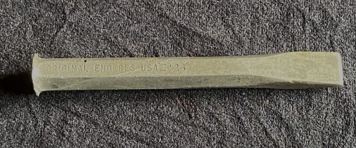 Vintage Enderes Cold Chisel #126 6 1/2" Long