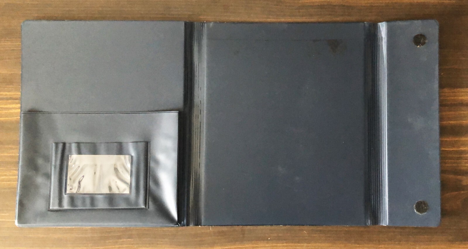 Vintage Wellfleet Communications Black Notepad Portfolio Holder