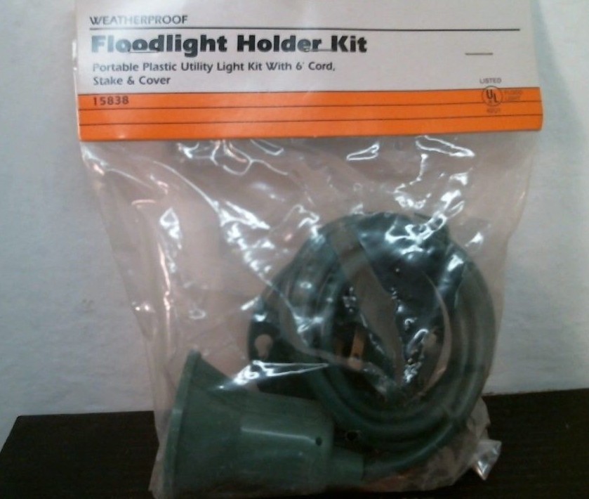 GAMPAK 15838 Weatherproof Floodlight Holder Kit, FREE SHIPPING