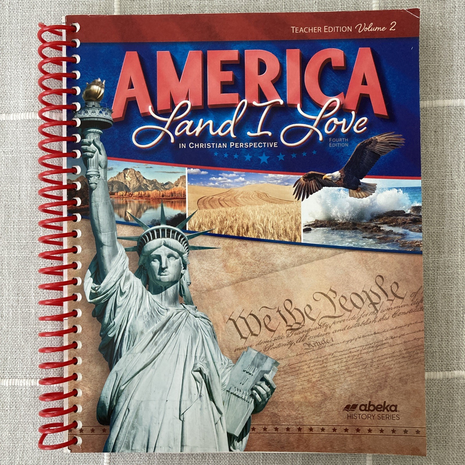 Abeka AMERICA LAND I LOVE 8th Gr History TEACHER EDITION VOLUME 2 342238