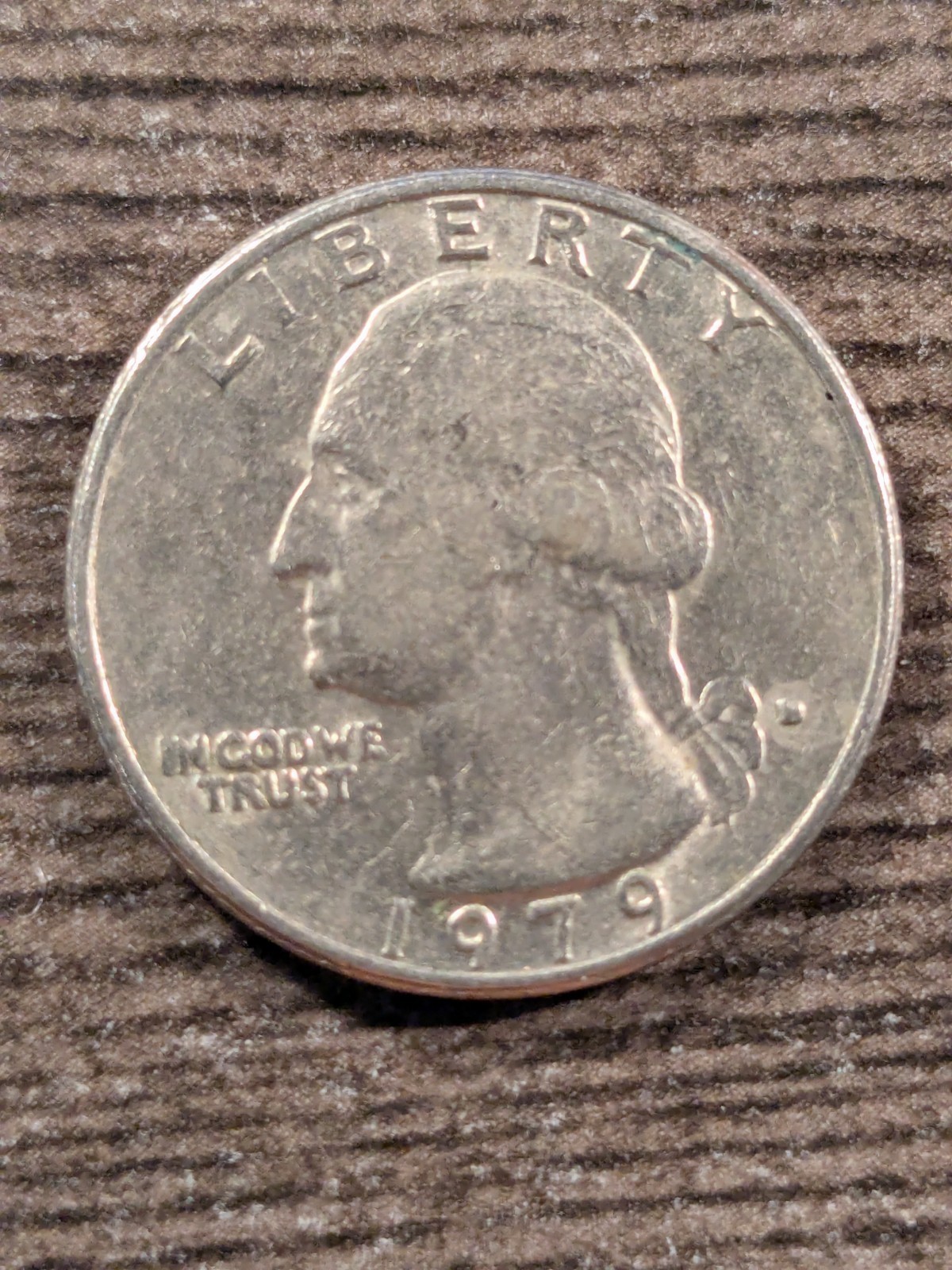 1979-D Washington Quarter with Multiple Errors
