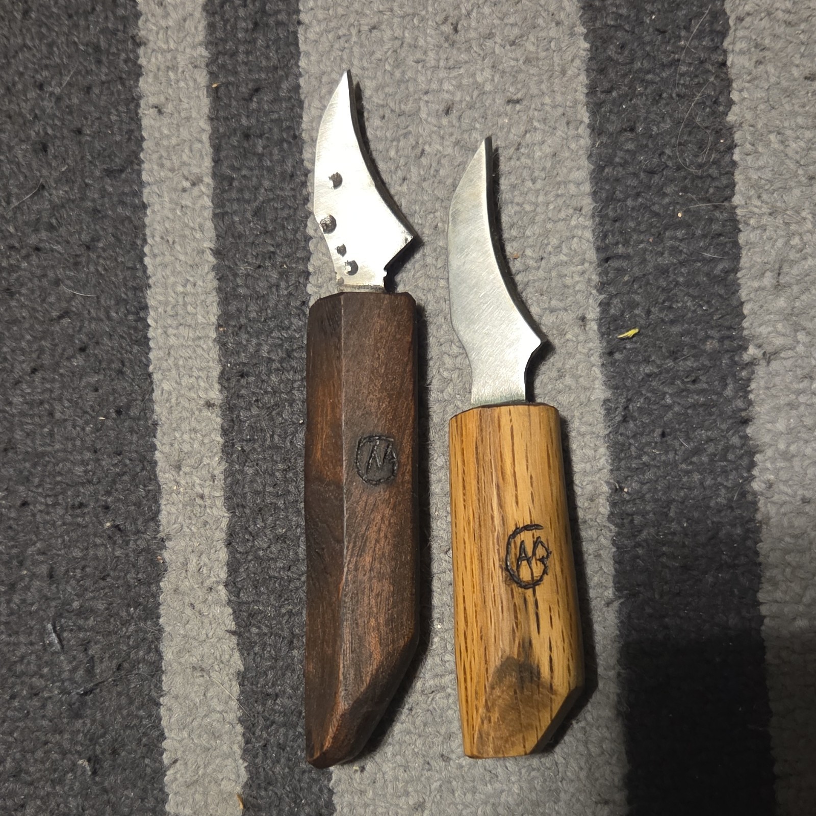 handmade 2 set of kitchen peeling knives