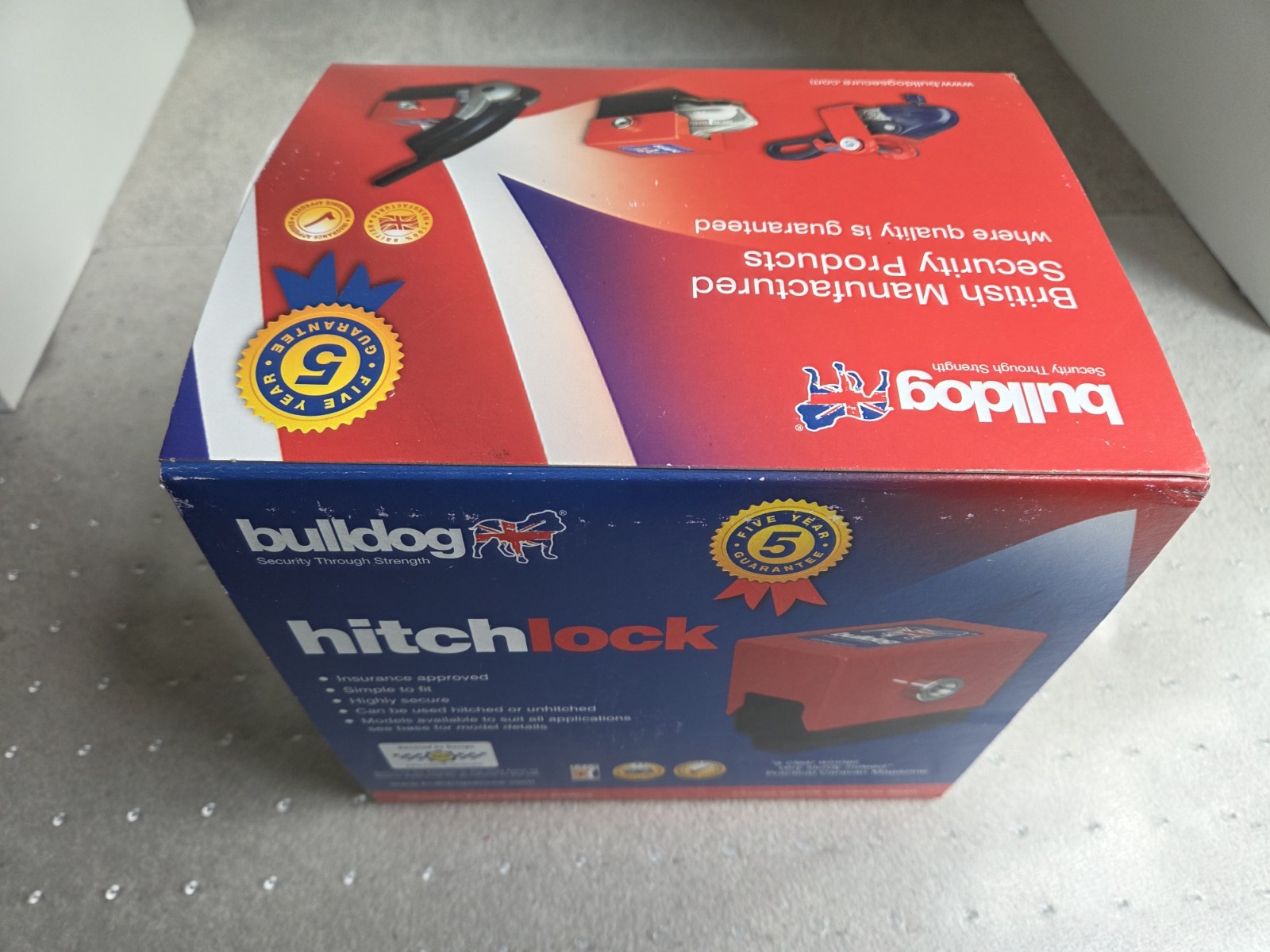 New Genuine Bulldog Heavy Duty KN Trailer Security Hitch Lock - KNOTT K35 & K27