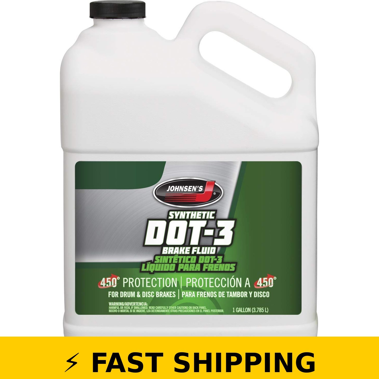 Johnsen's Premium DOT-3 Brake Fluid - 1 Gallon