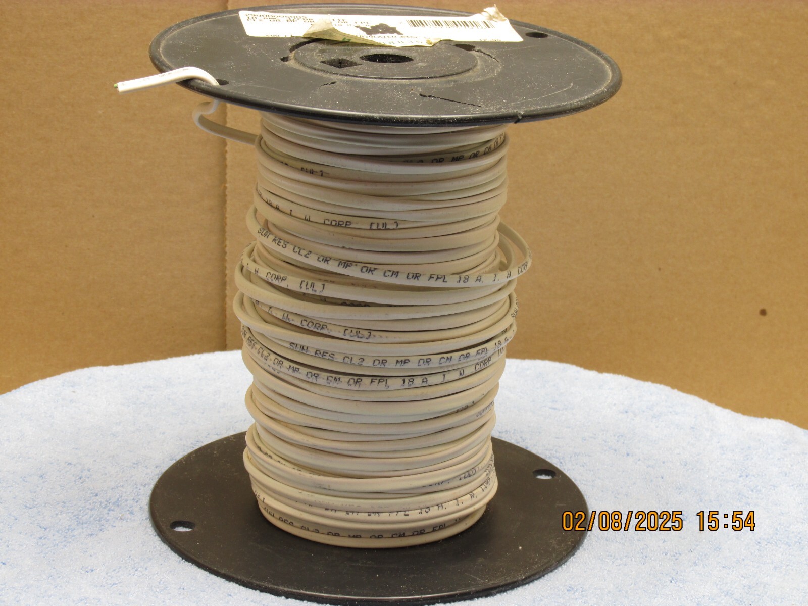 Listing is for: a 10ft. of 18/3 CL2 Thermostat Doorbell HAVC  Control Cable