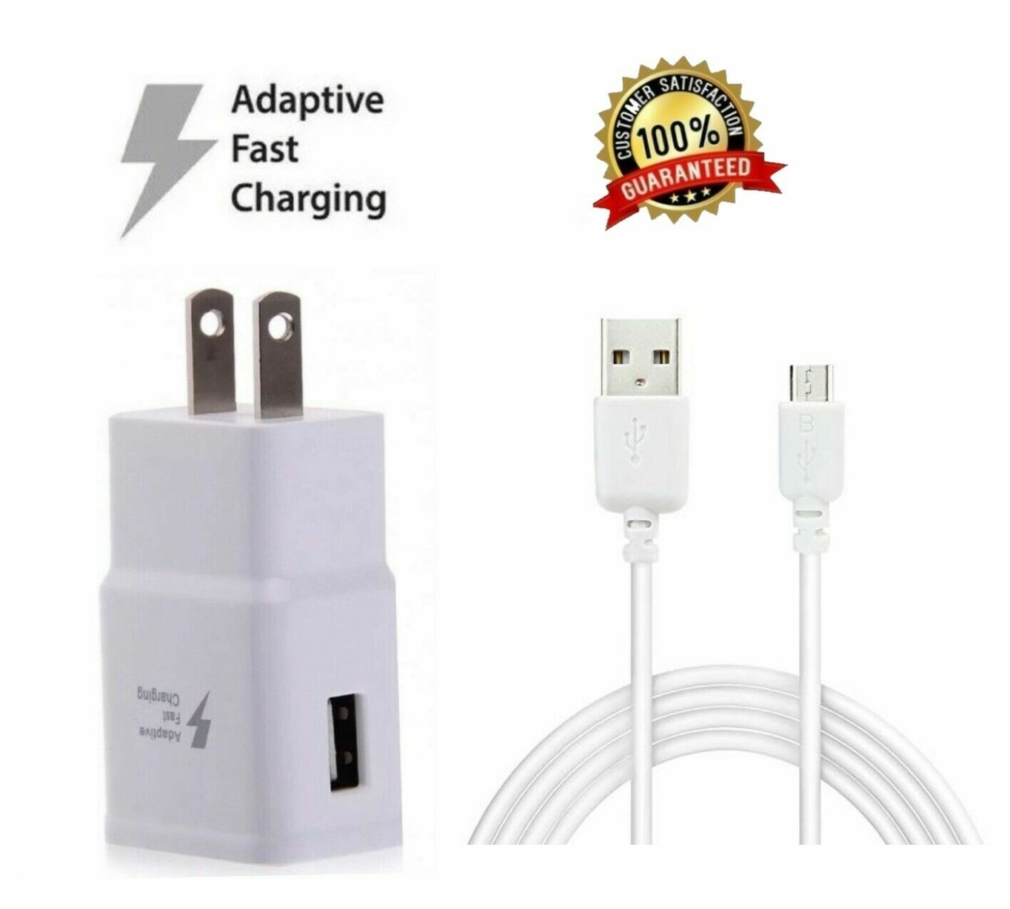 Fast Rapid Wall Charger+Charging Cable Cord For Samsung Galaxy J3 J7 Phone NEW!!