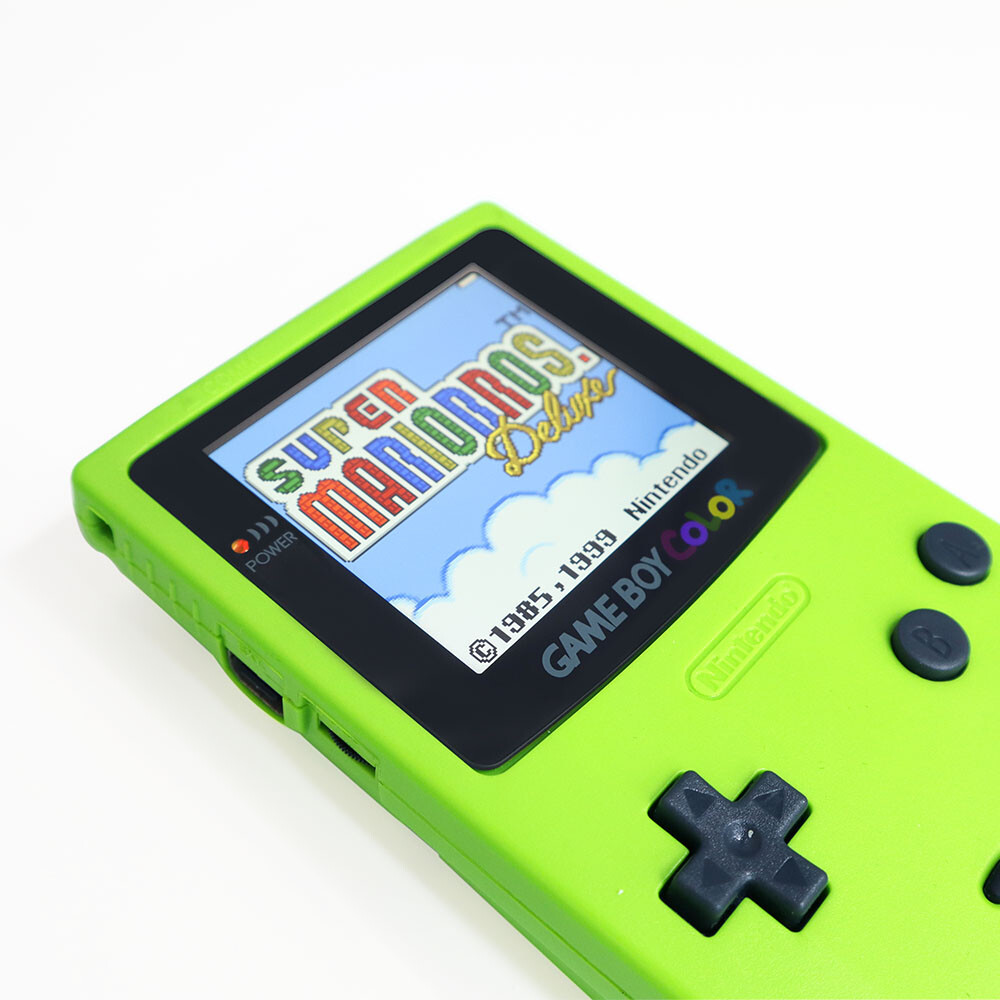 Retro Pixel Large Size IPS Backlight LCD Screen For Game Boy Color GBC Console