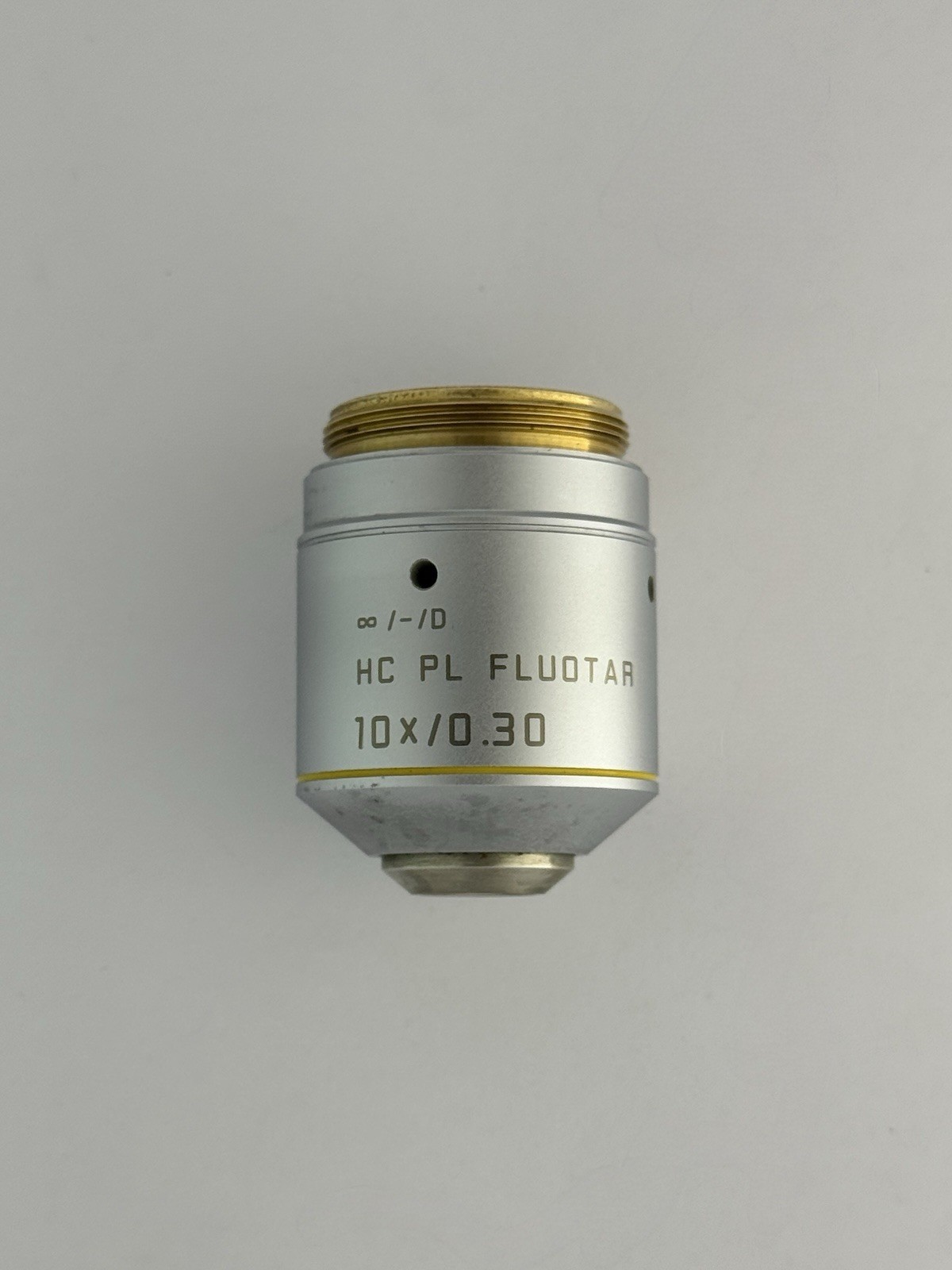 Leica HC PL FLUOTAR 10x/0.30 ∞/-/D  Microscope Objective Lens