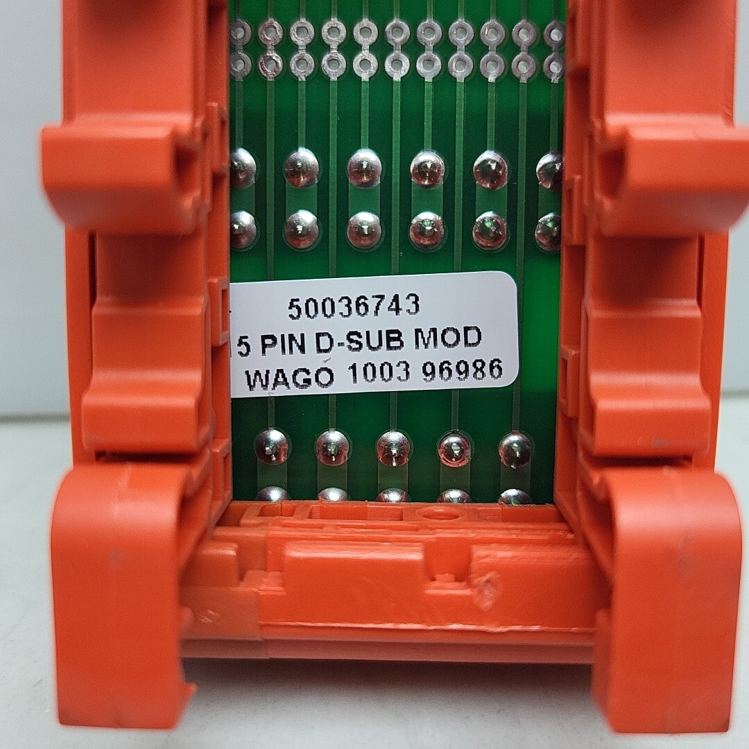 Wago 50036744 And 50036743 Interface Module PC Board 15 And 25 Pin D-Sub Mod