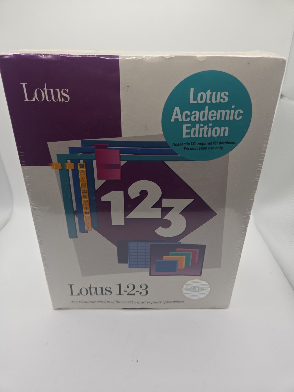 Lotus 123 for Windows Release 3.1 Upgrade 5.25 H.D. Disk - Brand New - Sealed-
