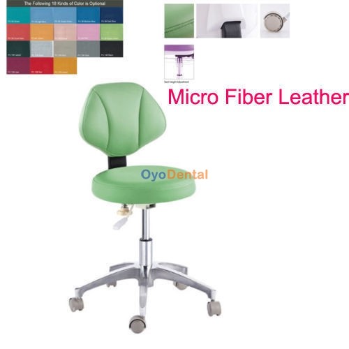 Ergonomic Dental Operator Stool Dentist Assistant Stool Doctor's Hygienist Chair