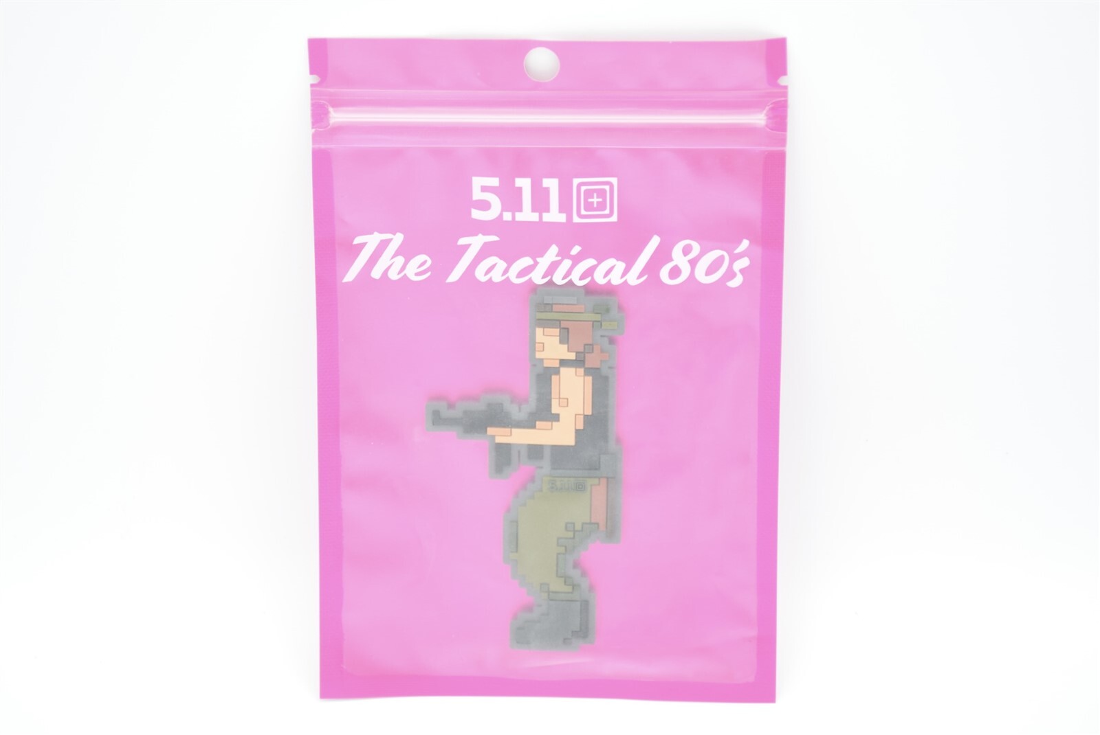 5.11 TACTICAL THE TACTICAL 80'S NINTENDO NES CONTRA LOGO PATCH HOOK/LOOP BACKING