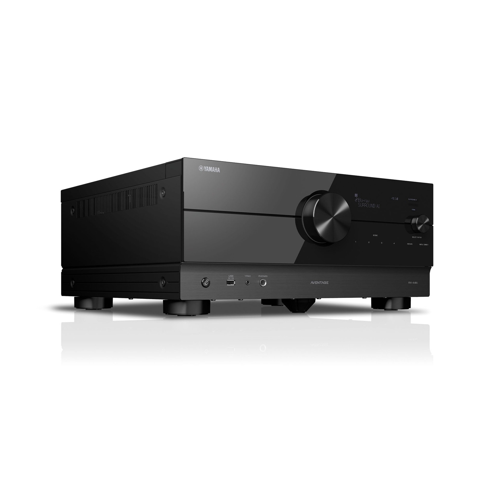 Yamaha RX-A4ABL AVENTAGE 7.2-Ch AV Receiver, 8K HDMI, MusicCast - Used, Open Box
