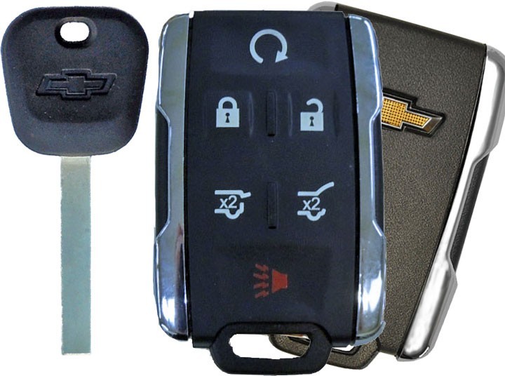 Transponder key plus remote for 2015-2020 Chevrolet Tahoe