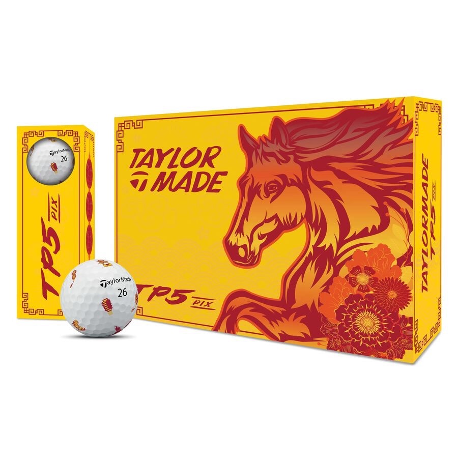 TaylorMade TP5 pix Lunar New Year  Limited Edition Golf Ball - 1 (ONE) New Ball