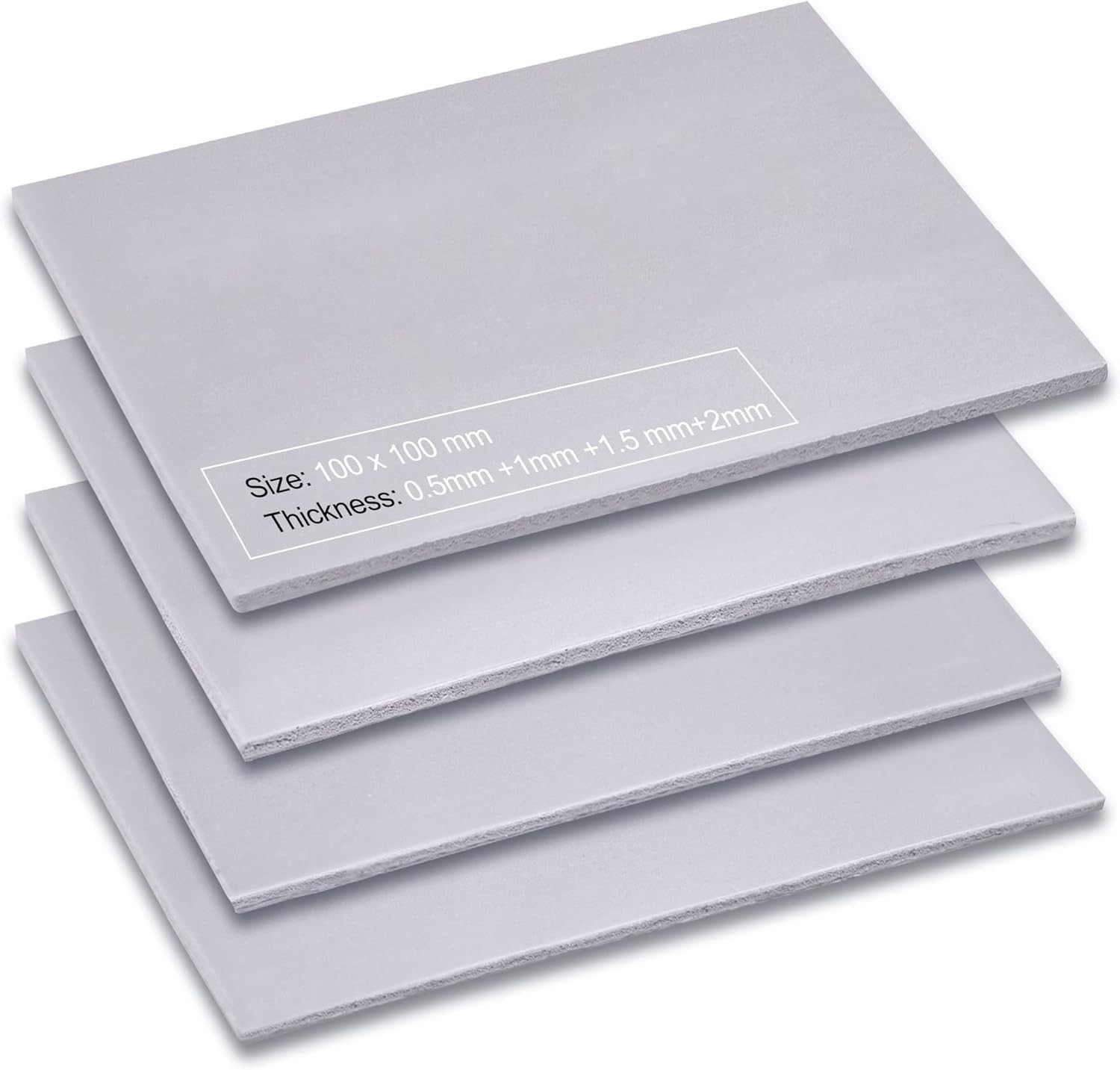 4-Pack Thermal Pads - 13W/m.K High Conductivity for Gaming PCs & Laptops