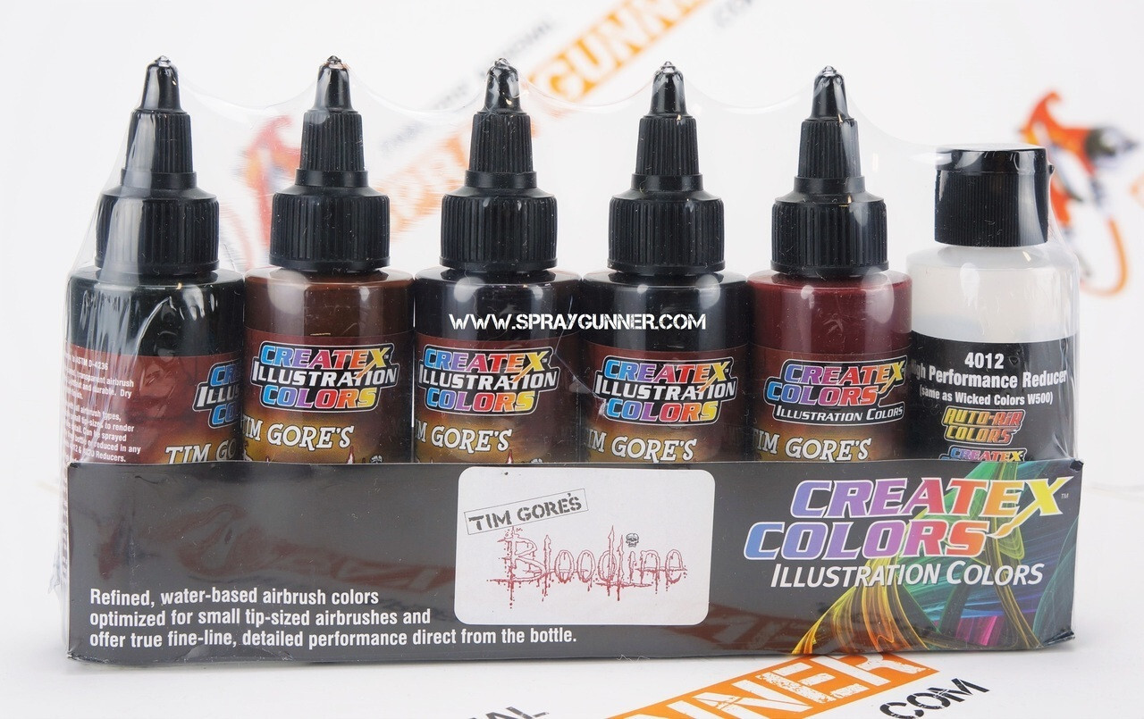 Createx Illustration Bloodline Type B+ 2oz Set