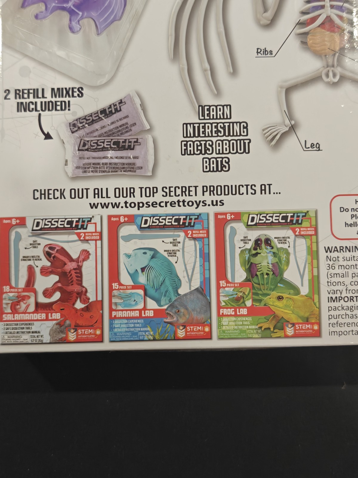 Dissect-It: Bat Lab Synthetic Dissection Kit, Kids Ages 6+