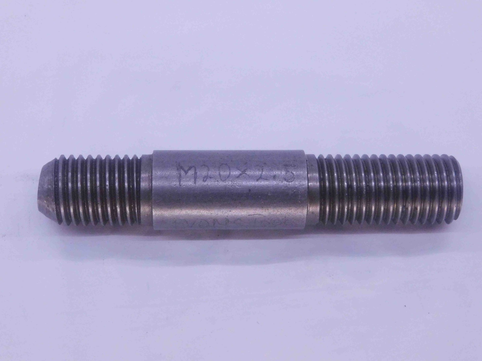 SHOP MADE M20 X 2.5 THREAD PLUG GAGE 20 METRIC GO AND NO GO INSPECTION CHECK