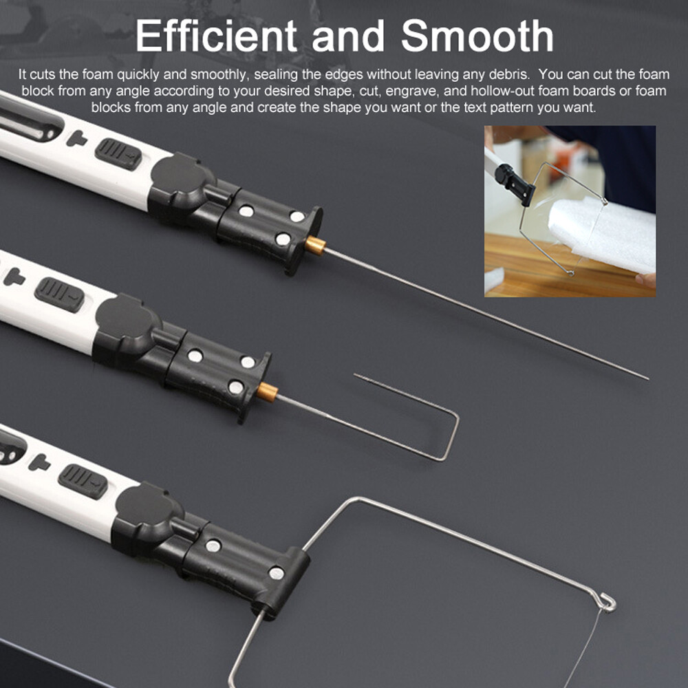 Cordless Foam Cutter Hot Wire Foam Cutter Pen Styrofoam Cutting Tools Kit C4V0