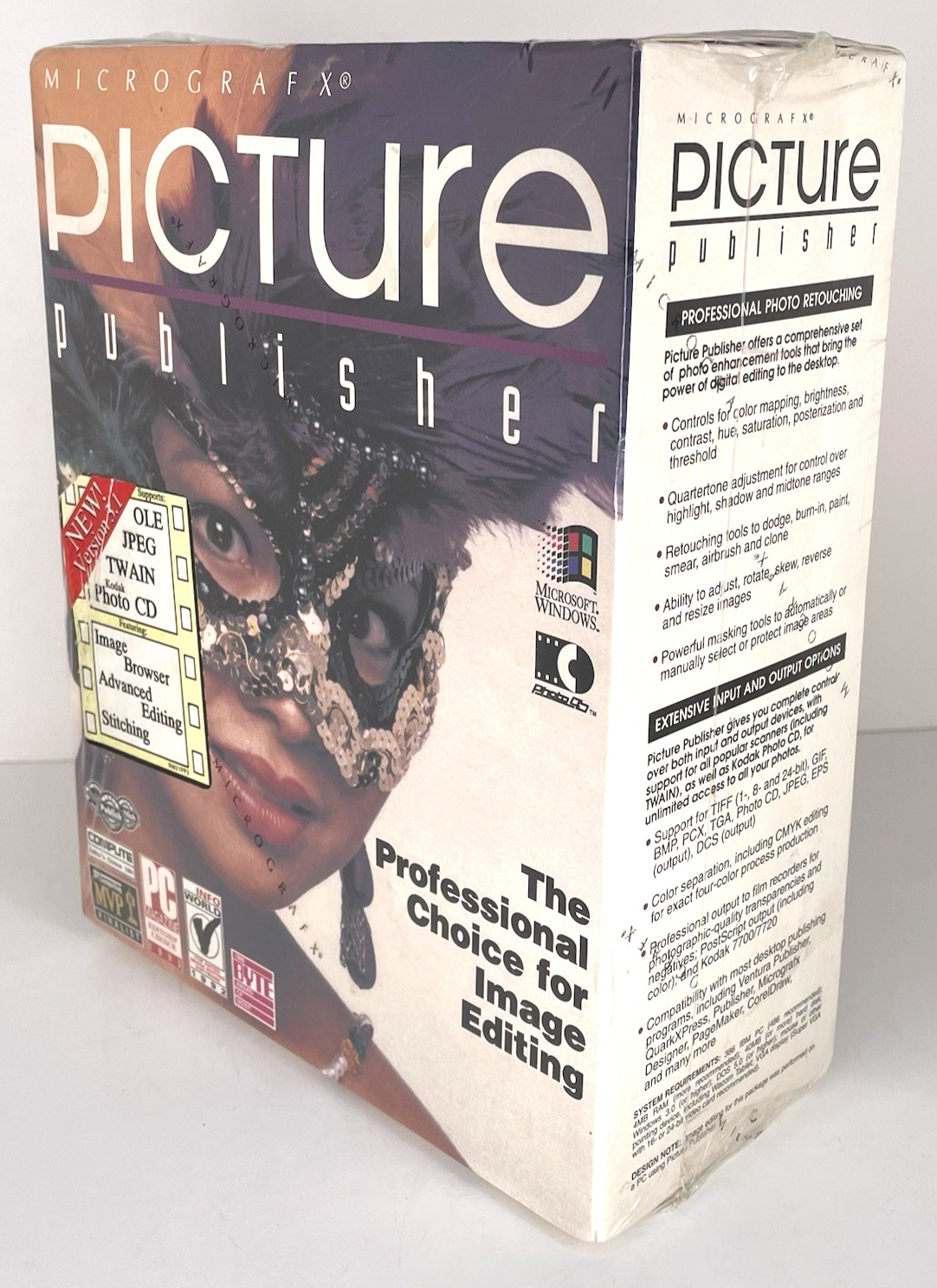 NIB Picture Publisher 3.1 Micrografx Image Editing Microsoft Windows Photo PP3L3