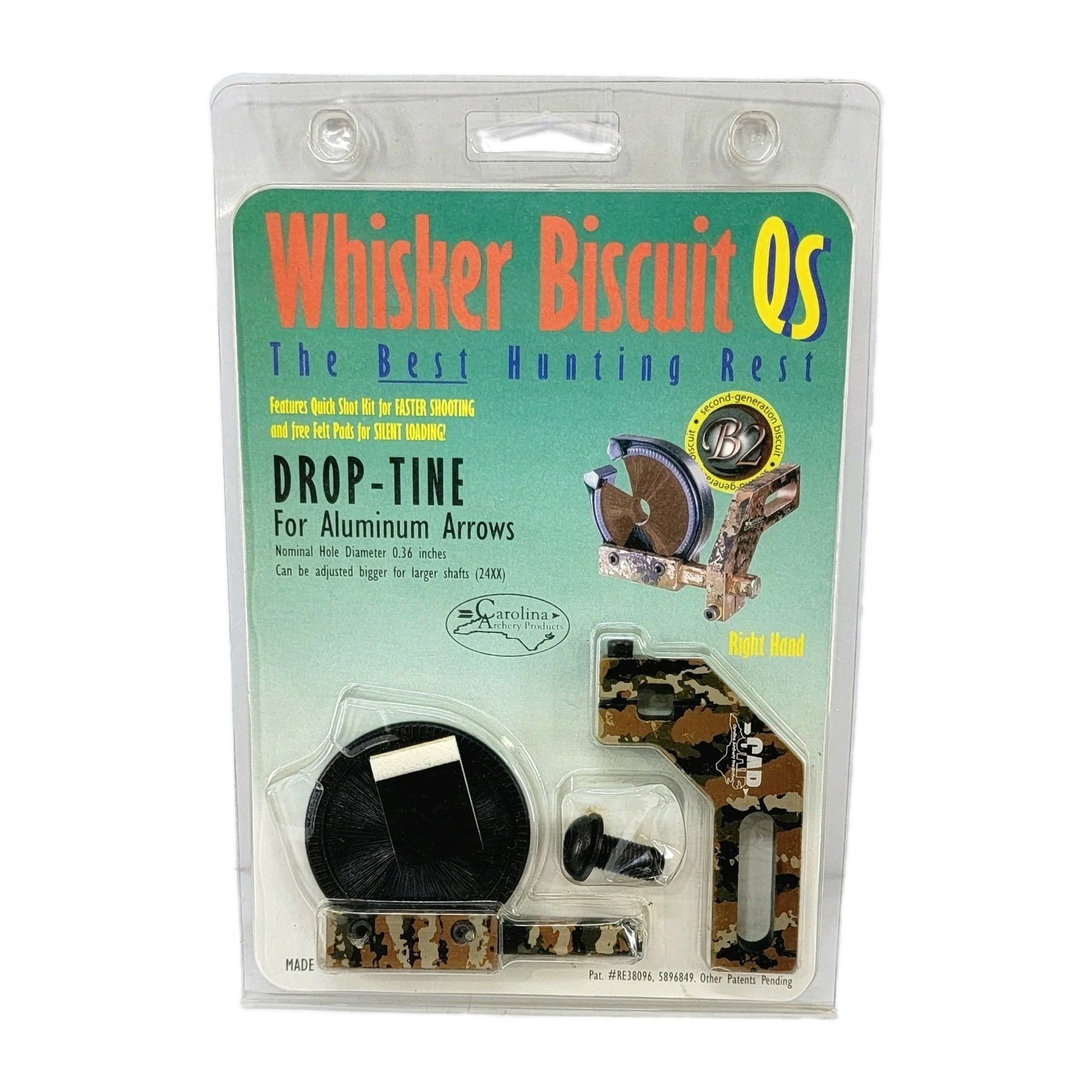 Original Whisker Biscuit W/ Insert For Carbon Arrows Carolina Archery Products