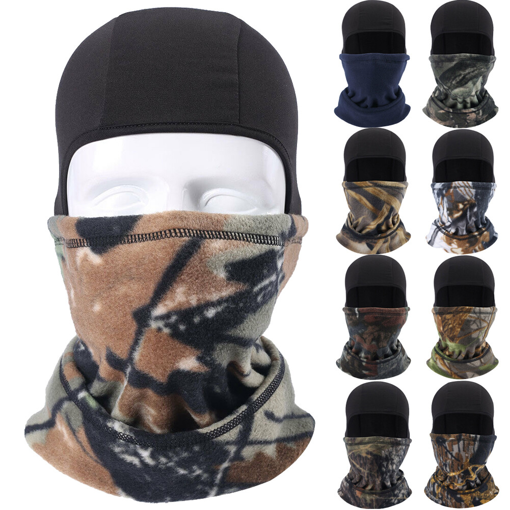 Headwear Balaclava Ski Face Mask Fleece Warm Neck Gaiter Helmet Liner Hood Hats