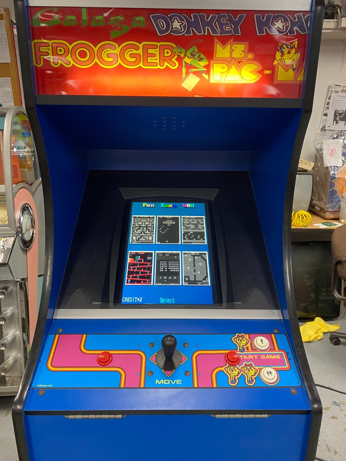 Miss Pac Man Multi game  6/1 games