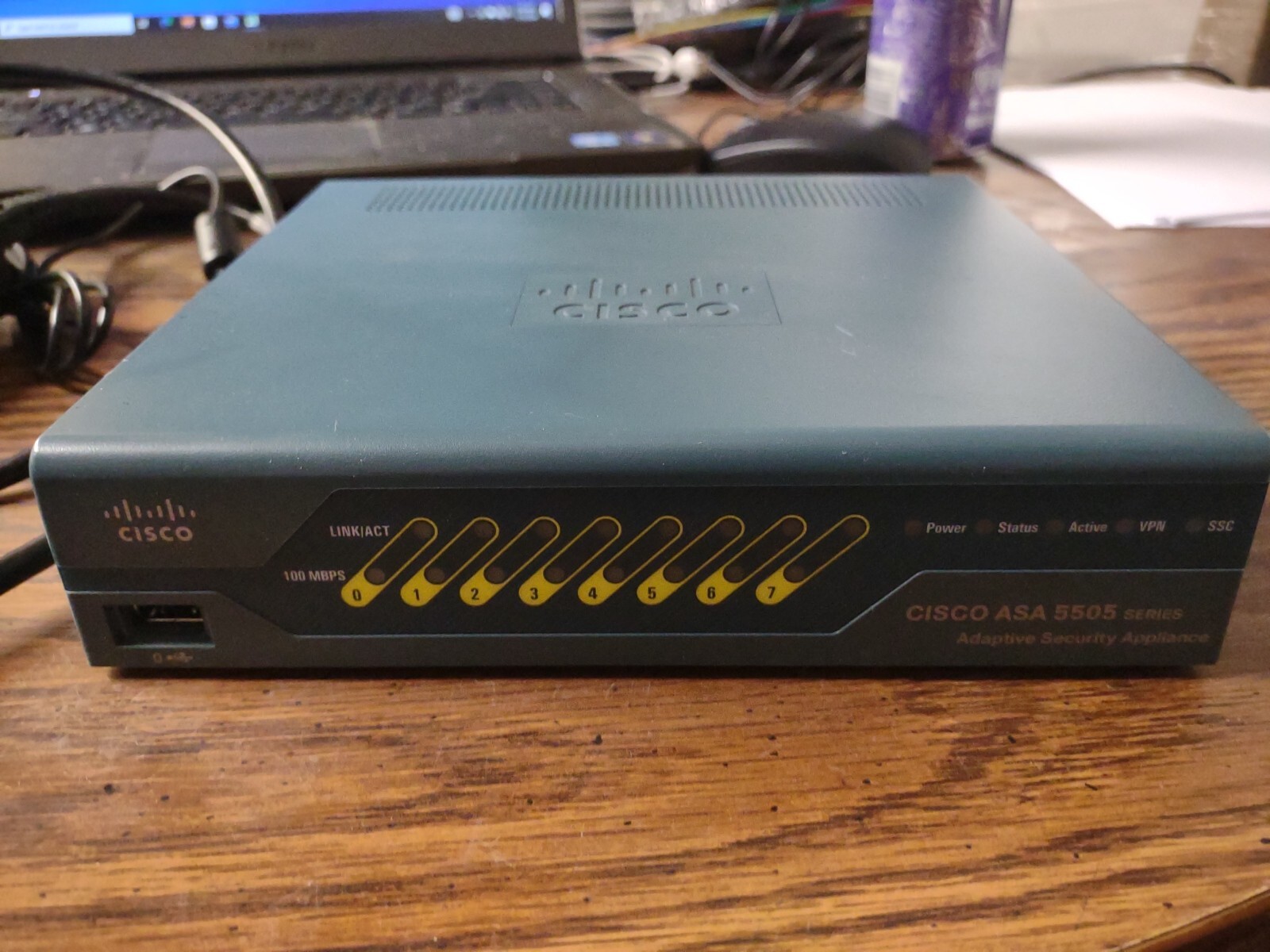 Cisco ASA 5505 V11 Adaptive Security Appliance Pre Owned W/ Power Supply
