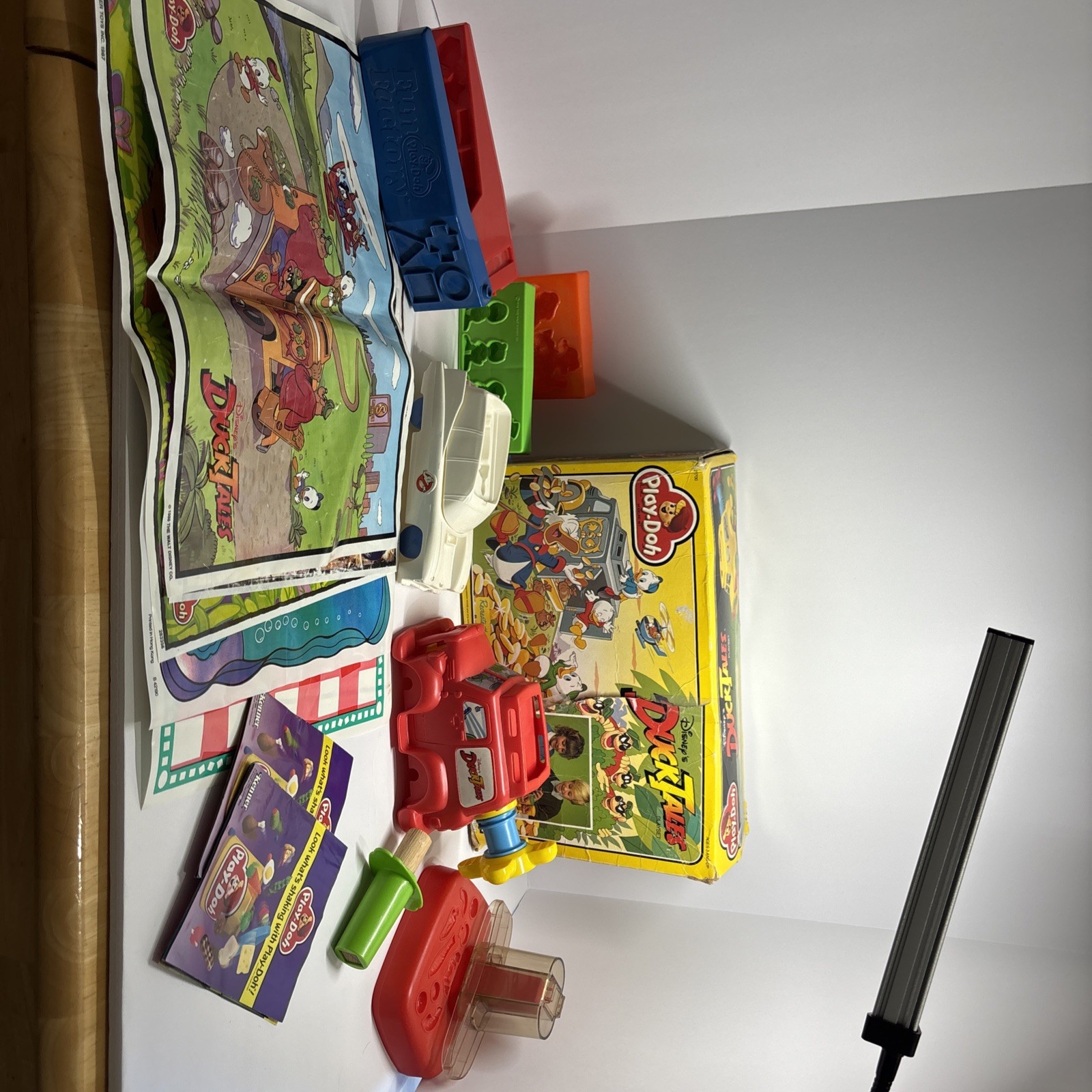 Vintage Disney's Duck Tales Play-Doh Parts Lot in Box Ducktails-Ghostbusters