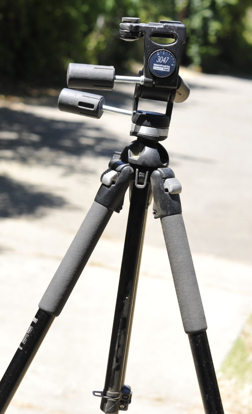 Manfroto 3047 Tripod, 6 ft high, not used much