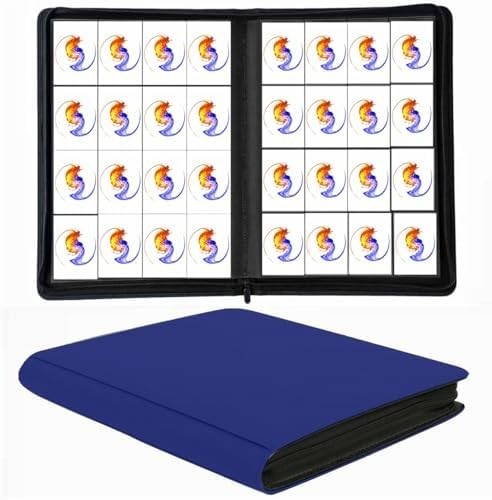 Premium 1664 Cards Capacity Binder, 16 Pocket Ringless Side-Loading Trading Card