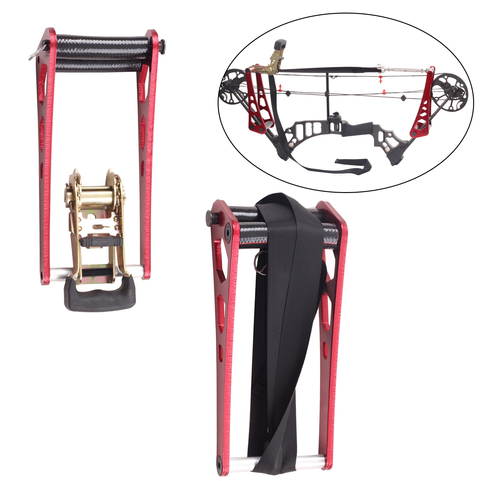 Portable Bow Press Aluminum alloy Ratchet-Loc Press Compound Bow Useful Durable