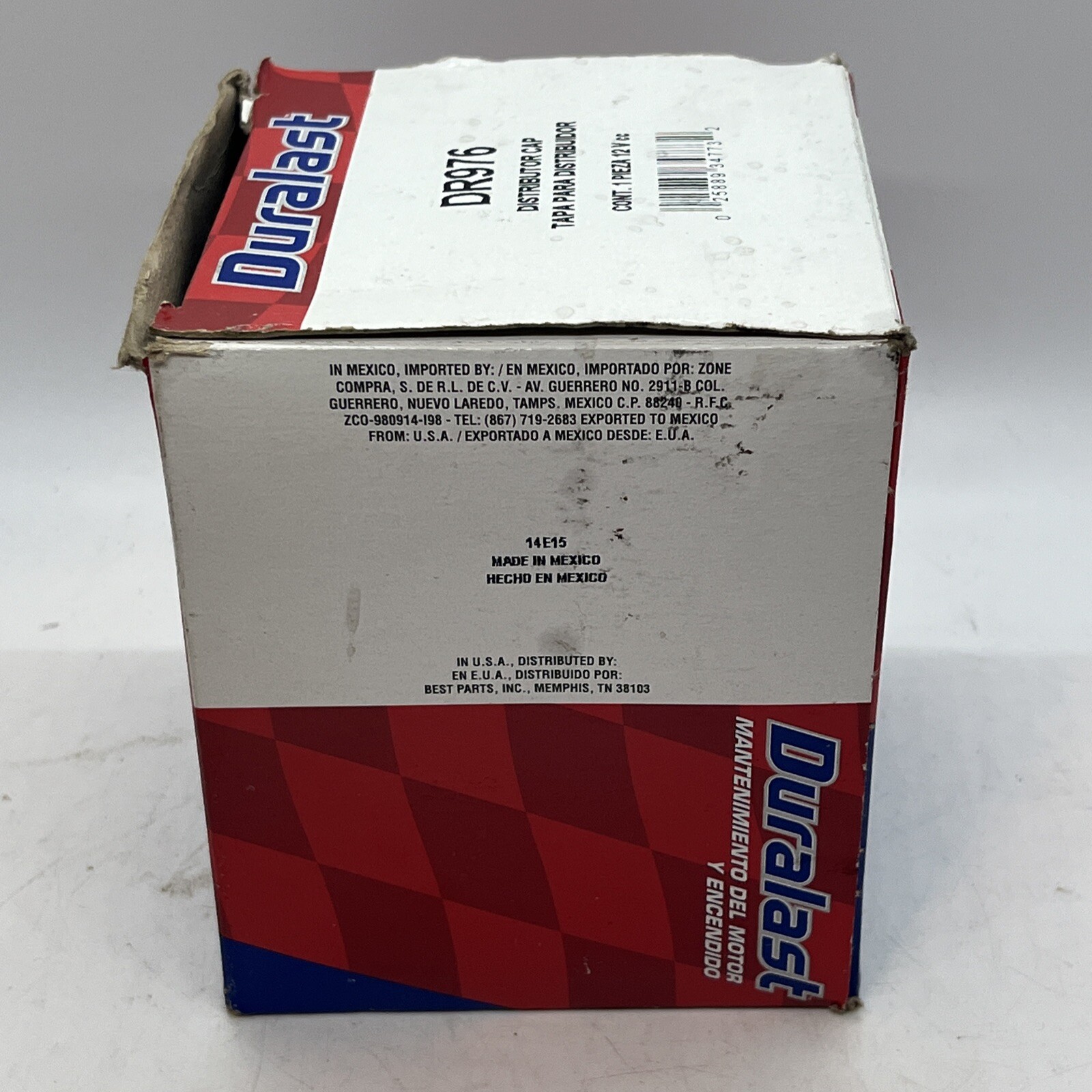 Duralast Dr976 Distributor Cap Original Box New