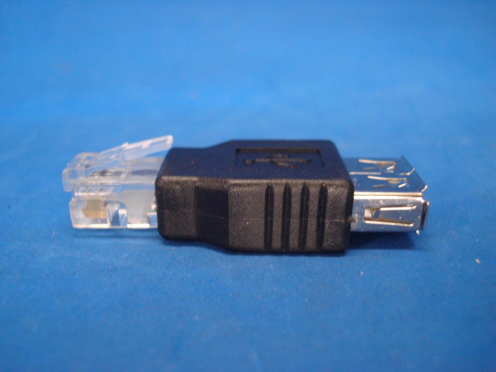 us seller USB FEMALE RJ11 RJ12 4PIN NETWORK ADAPTER CONVERTER PHONE JACK AF 6P4C