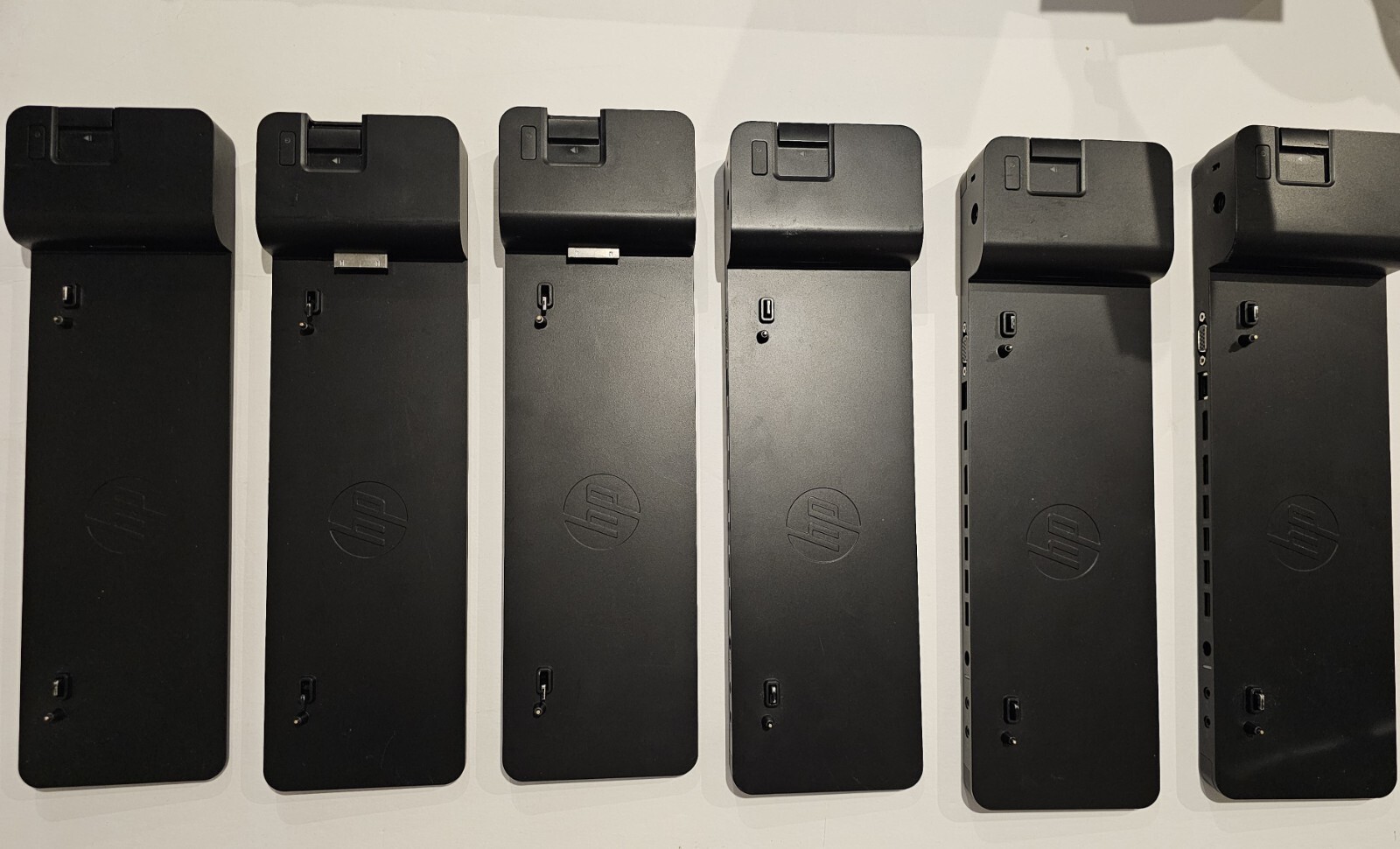 HP HSTNN-1X10 UltraSlim Docking Station Black- LOT OF 6-  SCHOOL SURPLUS