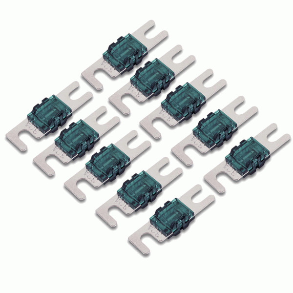 T-Spec V8-MANL100-10 Mini Anl Style W/ 100 Amp Fuse Nickel Plated Package Of 10
