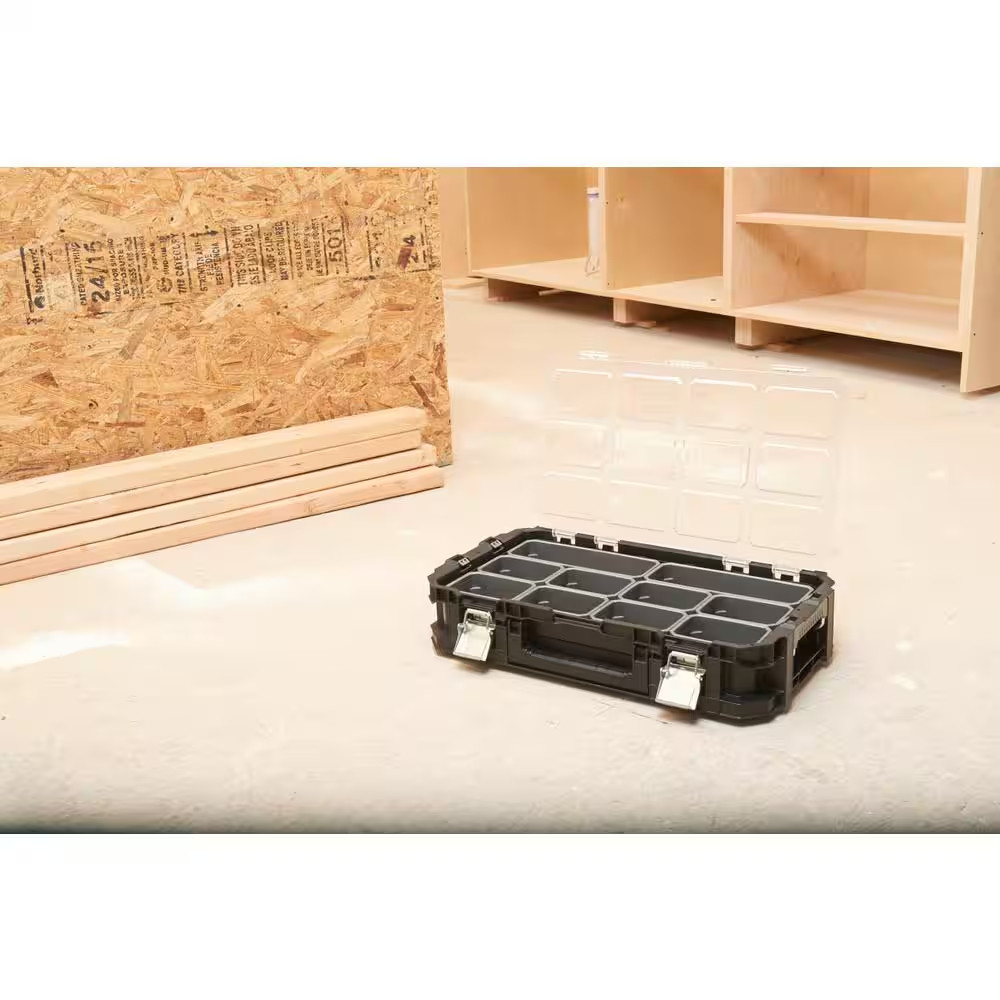 2 Husky Connect Stackable Toolbox Removable Bins Small Tool Box Parts Organizer