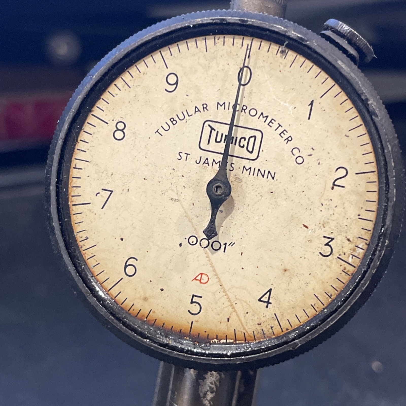 VINTAGE TUMICO DIAL INDICATOR COMPARATOR STAND
