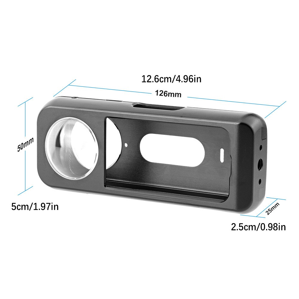 Anti-Drop Protective Cage Housing Frame with Lens Protector For Insta360 X3