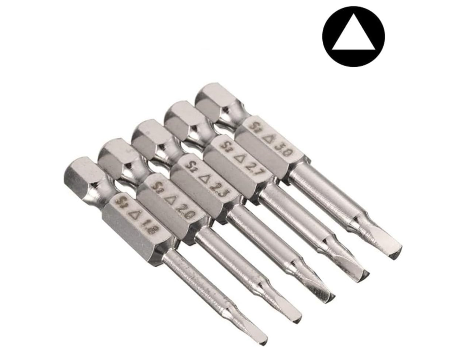 5PCS Magnetic Triangle Screwdriver Bit Set S2 Steel Triangular Security Bits